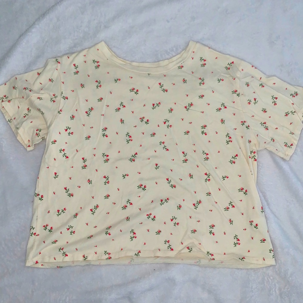 Floral short sleeve t-shirt